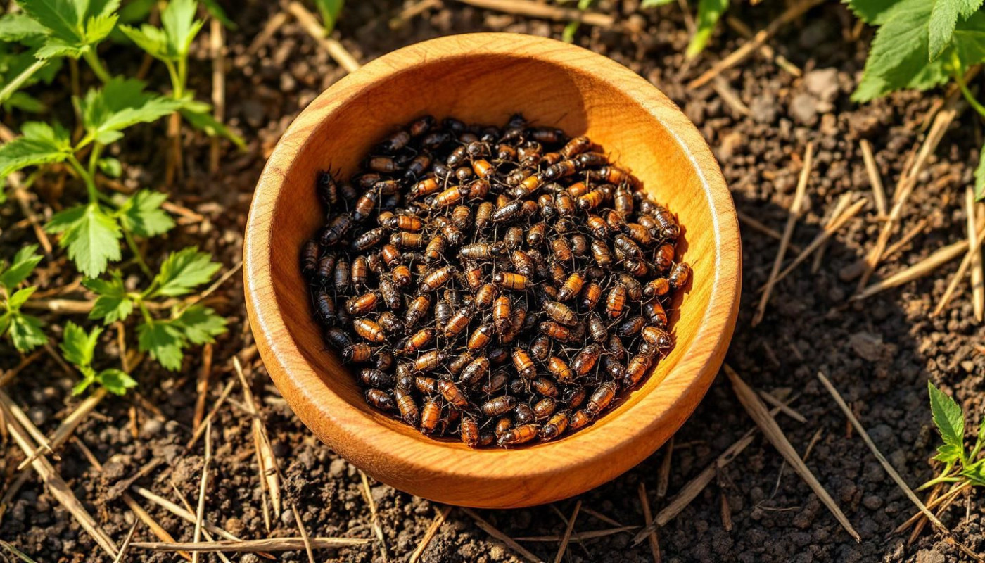 Avantages écologiques de l'utilisation des insectes comme nourriture pour animaux domestiques